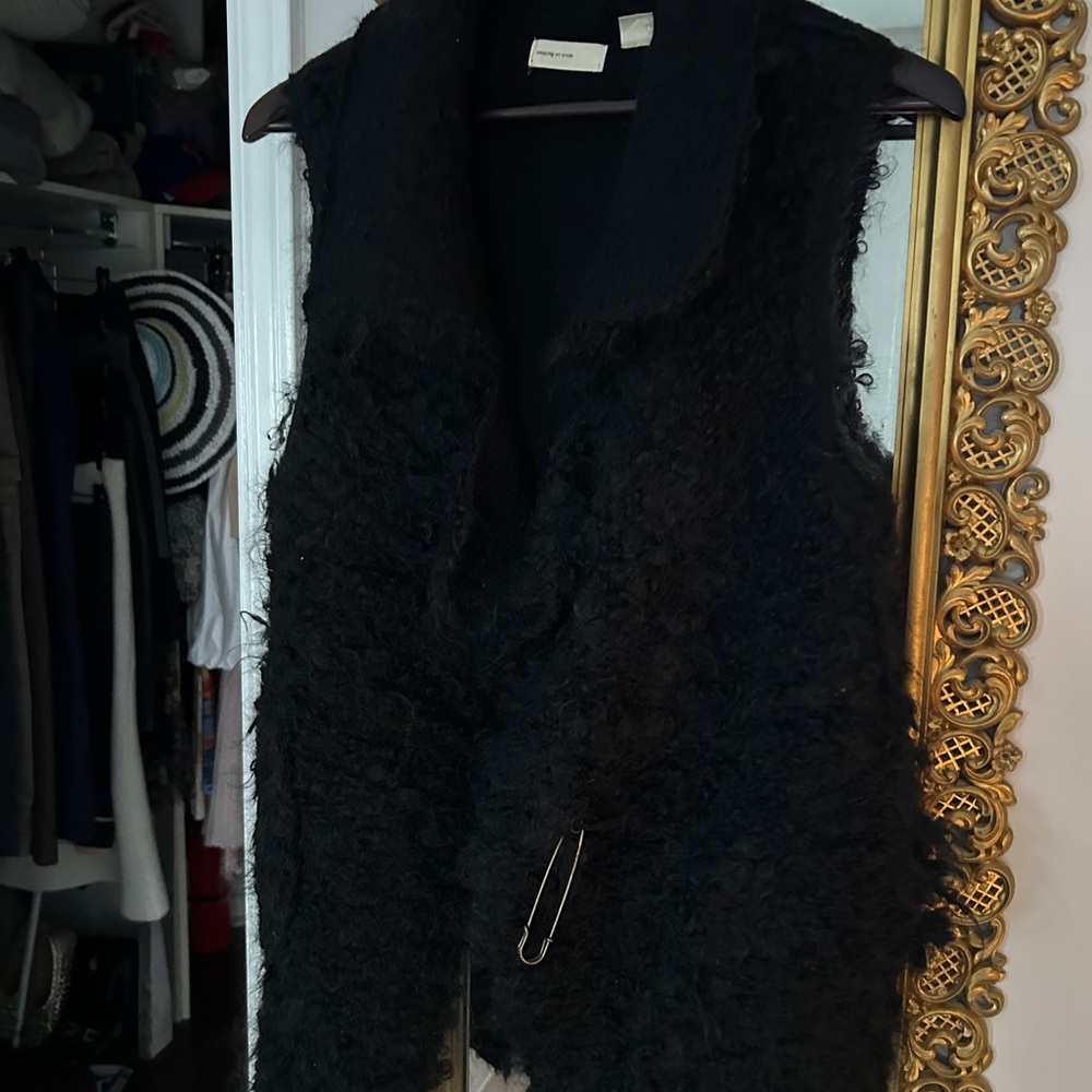 Anthropology Black vest